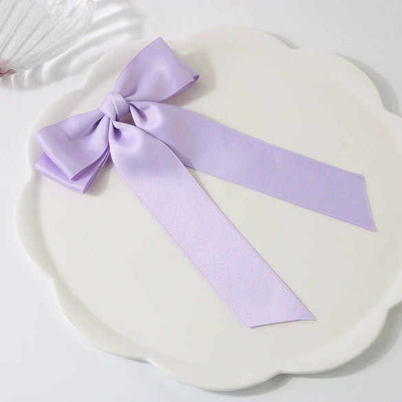 Wholesale Women's Handmade Cloth Doublelayer Bow Duckbill Clip Hair Accessory