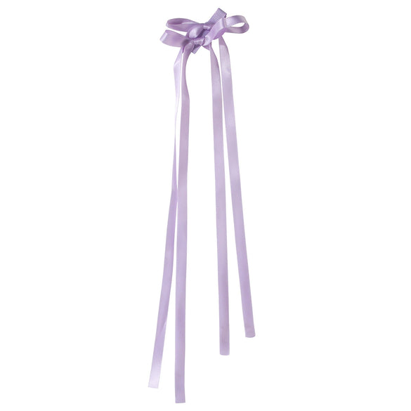 Wholesale Women's Handmade Cloth Duckbill Clip Hair Accessories Long Streamer Bow Hairpin Braided Hair Ribbon Headdress