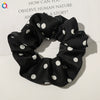 Wholesale Women's Handmade Cloth Hair Ring With Floral Plaid Pattern In Pastoral Style