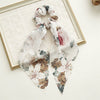 Wholesale Women's Handmade Cloth Head Rope Scarf Hair Band With Floral Design