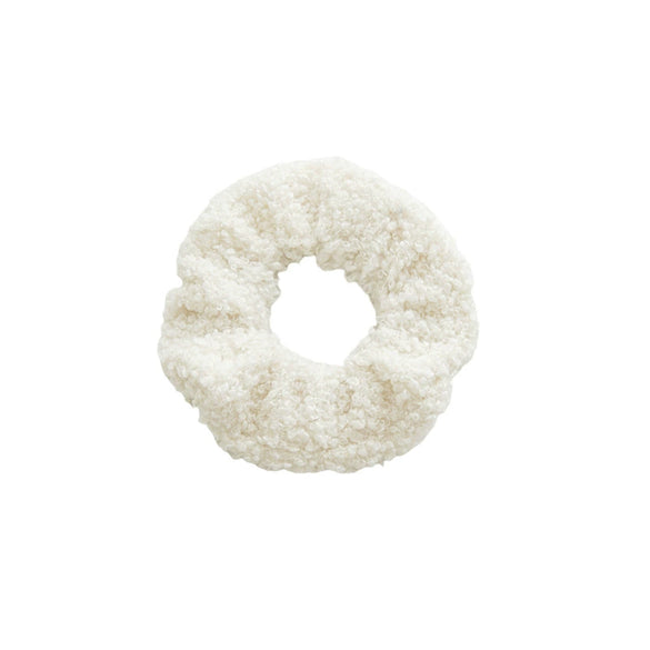 Wholesale Women's Handmade Fabric Teddy Velvet Elastic Hair Ring Headdress In Colorful Large Intestine Shape