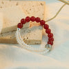 Wholesale Women's Handmade Geometric Agate Beaded Elastic Bracelet