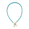 Wholesale Women's Handmade Geometric Alloy Seed Bead Necklace With Shell Conch And Starfish Pendant