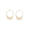 Wholesale Women's Handmade Geometric Pearl Earrings With Original Design