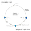 Wholesale Women's Handmade Geometric Stainless Steel Rubber Bead Clavicle Necklace With 18K Real Gold Texture Plating