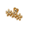Wholesale Women's Handmade Imitation Pearl Plant Flower Hair Claw Hair Accessories