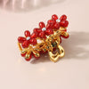 Wholesale Women's Handmade Imitation Pearl Plant Flower Hair Claw Hair Accessories