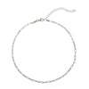 Wholesale Women's Handmade Ins Style Simple Elegant Geometric Ushaped 925 Sterling Silver Snake Bone Chain Necklace With Electroplating
