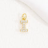Wholesale Women's Handmade Jewelry Copper Letter Pendant Necklace With Micropaved Zircon