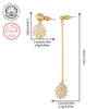 Wholesale Women's Handmade Light Luxury Geometric Pearl Earrings