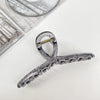 Wholesale Women's Handmade Pc Hair Shark Clip With Handpainted Geometric Design