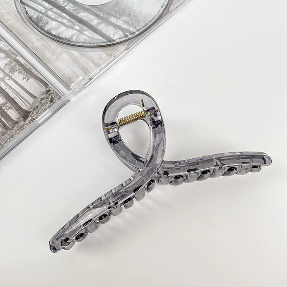 Wholesale Women's Handmade Pc Hair Shark Clip With Handpainted Geometric Design