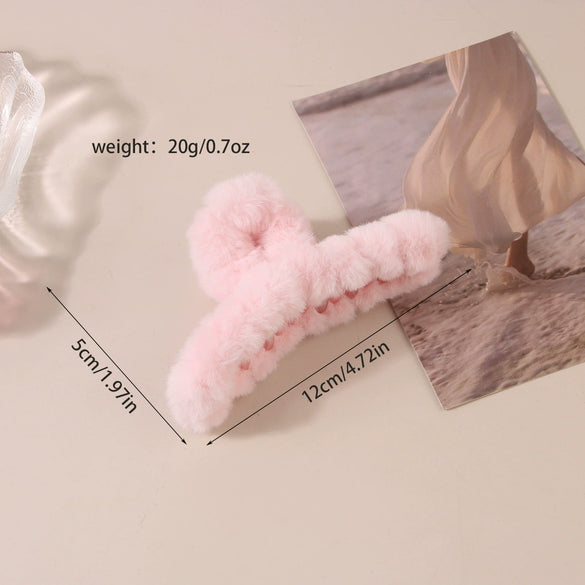 Wholesale Women's Handmade Plastic Resin Hair Accessories Shark Clip For Autumn And Winter