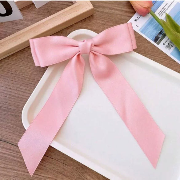 Wholesale Women's Handmade Polyester Fiber Hair Clips Shark Bow Shape Hair Accessories