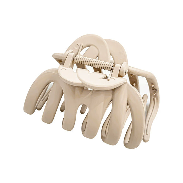 Wholesale Women's Handmade Ps Material Elegant Pumpkin Shape Hair Grab Clip Hair Accessories