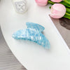Wholesale Women's Handmade Pvc Sweet Geometric Big Crescent Hair Clip Hair Accessories