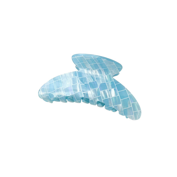 Wholesale Women's Handmade Pvc Sweet Geometric Big Crescent Hair Clip Hair Accessories