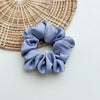 Wholesale Women's Handmade Satin Solid Color High Elastic Large Intestine Hair Band Hair Rope