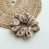 Wholesale Women's Handmade Satin Solid Color High Elastic Large Intestine Hair Band Hair Rope