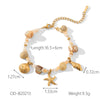 Wholesale Women's Handmade Stainless Steel Twist Chain Bracelet With Geometric Wave Pattern And Electroplating