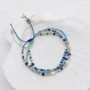 Wholesale Women's Handwoven Bracelet With Cord Natural Freshwater Pearl And Miyuki Rice Beads Geometric Style