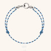 Wholesale Women's Handwoven Rope Copper Electroplated Heart Shape Wave Ring Love Bracelet Light Luxury Style