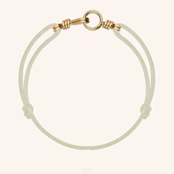 Wholesale Women's Handwoven Rope Copper Electroplated Heart Shape Wave Ring Love Bracelet Light Luxury Style