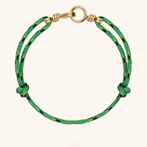 Wholesale Women's Handwoven Rope Copper Electroplated Heart Shape Wave Ring Love Bracelet Light Luxury Style