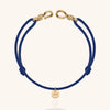 Wholesale Women's Handwoven Rope Copper Electroplated Heart Shape Wave Ring Love Bracelet Light Luxury Style