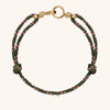 Wholesale Women's Handwoven Rope Copper Electroplated Heart Shape Wave Ring Love Bracelet Light Luxury Style