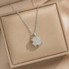 Wholesale Women's Heart Shape Copper Zircon Necklace With Real Gold Plating In The Furnace