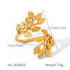 Wholesale Women's Heart Shape Open Titanium Steel Ring With Oil Dripping Design And Non Fading Feature