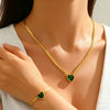 Wholesale Women's Heart Shape Stainless Steel Electroplated Love Zircon Bracelet Jewelry