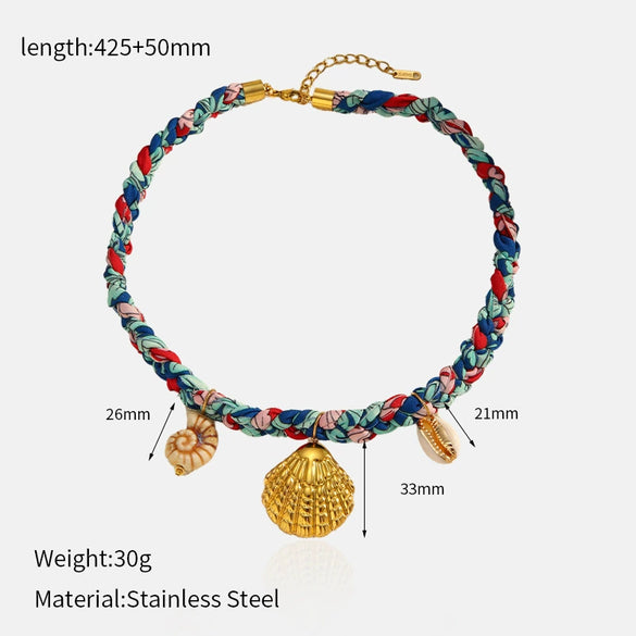 Wholesale Women's Heart Shaped Minimalist Ins Style Electroplated Titanium Steel Pendant Necklace With Twist Chain