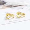 Wholesale Women's Heartshaped Copper Electroplated Earrings