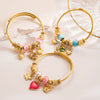 Wholesale Women's Heartshaped Diamond Alloy Bracelet For Students And Girlfriends