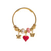 Wholesale Women's Heartshaped Diamond Alloy Bracelet For Students And Girlfriends