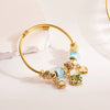 Wholesale Women's Heartshaped Diamond Alloy Bracelet For Students And Girlfriends