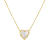 Wholesale Women's Heartshaped Diamondencrusted 925 Sterling Silver Pendant Necklace With Cross Chain