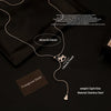 Wholesale Women's Heartshaped Silver Love Pendant Necklace Made Of Highquality Titanium Steel