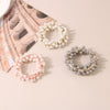 Wholesale Women's High Elastic Plastic And Resin Handmade Rose Ponytail Hair Band Hair Accessories