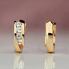 Wholesale Women's Highend Geometric Copper Zirconia Earrings