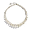 Wholesale Women's Highend Geometric Imitation Pearl Multilayer Stacked Necklace With Electroplating