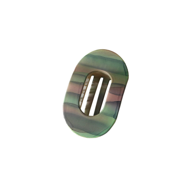 Wholesale Women's Highend Geometric Pc Spray Painted Flat Oval Duckbill Hairpin Hair Accessories