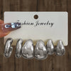 Wholesale Women's Highend Geometric Plastic Resin Electroplated Earrings