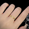 Wholesale Women's Highend Geometric S925 Sterling Silver Ring With Electroplating