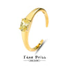 Wholesale Women's Highend Geometric S925 Sterling Silver Ring With Electroplating