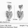 Wholesale Women's Highend Geometric Stainless Steel Earrings