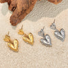 Wholesale Women's Highend Geometric Stainless Steel Earrings