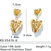 Wholesale Women's Highend Geometric Stainless Steel Earrings